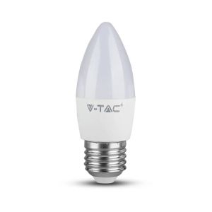 LED Bulb - 4.5W E27 Candle 6500K