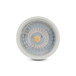 LED Spotlight SAMSUNG CHIP - GU10 6.5W Ripple Plastic 110°D 3000K