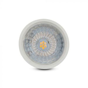 LED Spotlight SAMSUNG CHIP - GU10 6.5W Ripple Plastic 110°D 6400K