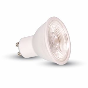 LED Spotlight - 7W GU10 Plastic With Lens 4500K 38°