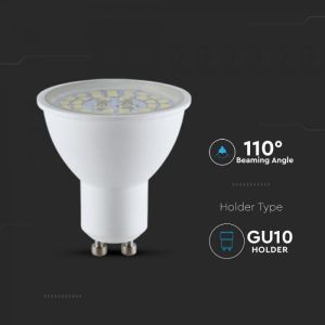 LED Spotlight SAMSUNG CHIP - GU10 5W Transparent 3000K 110°160LM/W