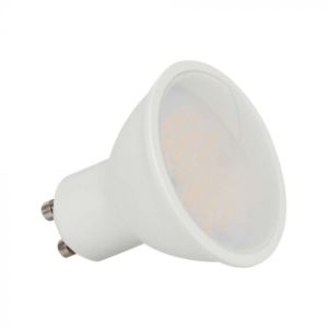 LED Spotlight - 2.9W GU10 SMD White Plastic Milky Cover 3000K