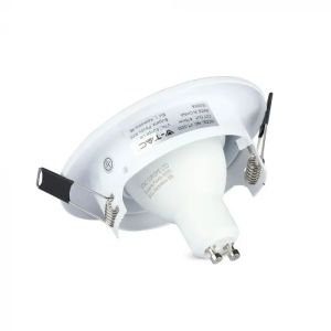 LED Spotlight - 5W GU10 With Fitting White Body 3000K 3pcs/Pack