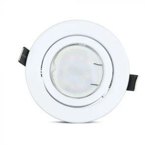 LED Spotlight - 5W GU10 With Fitting White Body 3000K 3pcs/Pack