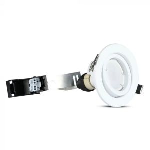 LED Spotlight - 5W GU10 With Fitting White Body 4500K 3pcs/Pack