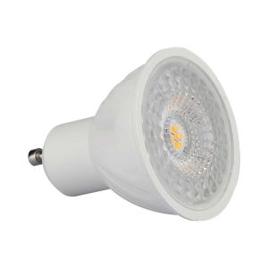 LED Spotlight SAMSUNG CHIP - GU10 6W Ripple Plastic Lens Cover 110° Dimmable 3000K