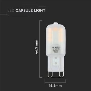 SKU 21244 LED Spotlight SAMSUNG CHIP - G9 2.2W Plastic 4000K V-TAC