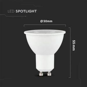 LED Spotlight SAMSUNG CHIP - GU10 7.5W 110° With Lens 3000K