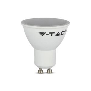 LED Spotlight - 4.5W GU10 SMD White Plastic Milky Cover 3000K