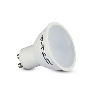 LED Spotlight - 4.5W GU10 SMD White Plastic Milky Cover 3000K