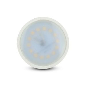 LED Spotlight - 4.5W GU10 SMD White Plastic Milky Cover 3000K