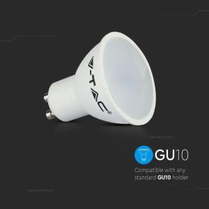 LED Spotlight - 5.5W GU10 Plastic Milky Cover RGB + 3000K