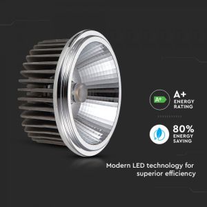 LED Spotlight - AR111 20W 230V Beam 20 COB Chip 6000K