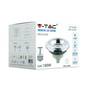 LED Spotlight - AR111 12W GU10 2700K Dimmable