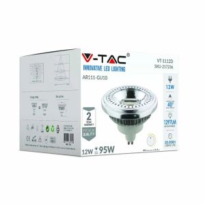 LED Spotlight - AR111 12W GU10 6000K Dimmable