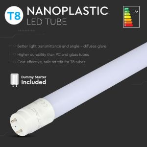 LED Tube T8 18W - 120 cm Nano Plastic Non Rotation 3000K