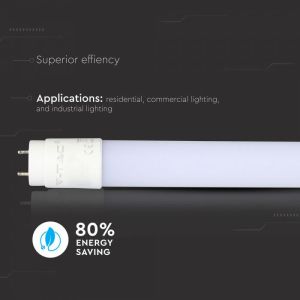 LED Tube T8 18W - 120 cm Nano Plastic Non Rotation 3000K