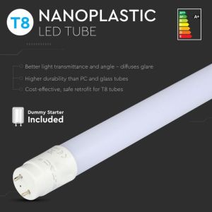 LED Tube T8 22W - 150 cm Nano Plastic Non Rotation 3000K