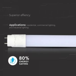 LED Tube T8 12W - 120 cm Nano Plastic 3000K 160LM/WATT