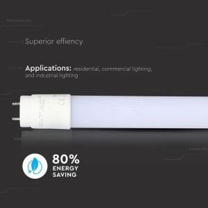 LED Tube T8 15W - 150 cm Nano Plastic 4000K 160LM/WATT