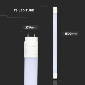 LED Tube T8 15W - 150 cm Nano Plastic 4000K 160LM/WATT