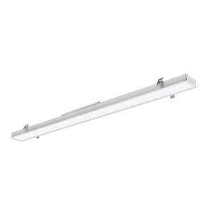 LED Linear Light SAMSUNG CHIP - 40W Recessed Silver Body 6400K 1211x70x35mm