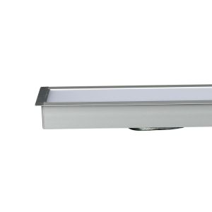 LED Linear Light SAMSUNG CHIP - 40W Recessed Silver Body 6400K 1211x70x35mm