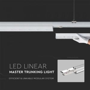 50W LED Linear Master Trunking Double Asymmetrick Lens 4000K