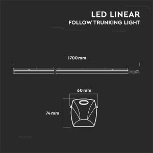 50W LED Linear Follow Trunking 90'D Lens 4000K