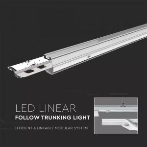 50W LED Linear Follow Trunking Double Asymmetrick Lens 4000K