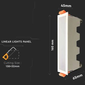 20W LED Linear Light White 6000K