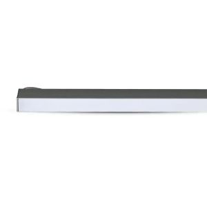 SKU 21375 LED Linear Light SAMSUNG CHIP - 40W Hanging Suspension Silver Body 4000K 1200x35x67mm