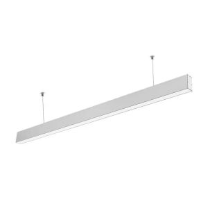 SKU 21375 LED Linear Light SAMSUNG CHIP - 40W Hanging Suspension Silver Body 4000K 1200x35x67mm