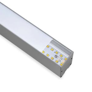 SKU 21375 LED Linear Light SAMSUNG CHIP - 40W Hanging Suspension Silver Body 4000K 1200x35x67mm