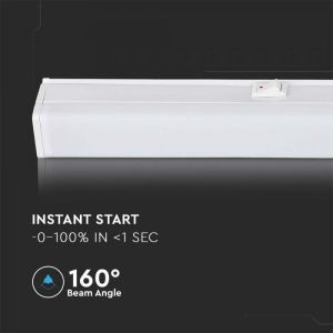 16W LED Batten Fitting Square SAMSUNG CHIP T5 120cm 3000K