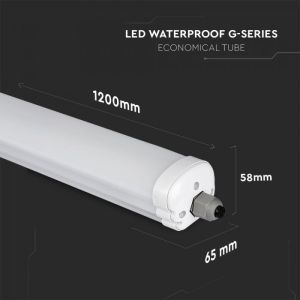 LED Влагозащитено тяло AL/PC G-Серия 1200mm 36W 4500K