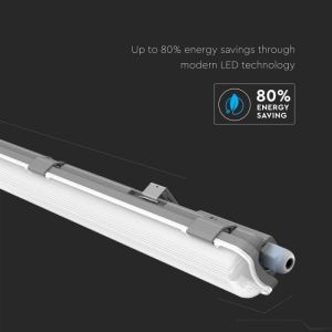 LED Waterproof Lamp Fitting 120cm 1*18W 6400K