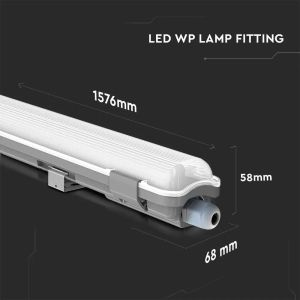 LED Waterproof Lamp Fitting 150cm 1*22W 4000K