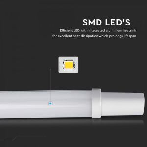 LED Waterproof Fitting S-SERIES 1500mm 48W 6400K