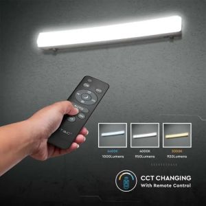 SKU 6500 LED Solar Tri-Proof Light 12000mm 18W With Sensor and RF Control 3 in 1 IP65