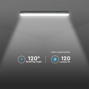 LED Waterproof Fitting M-SERIES 1200mm 48W 6400K Transparent 120LM/W