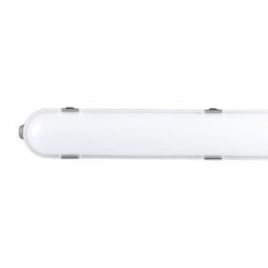 LED Waterproof Fitting SAMSUNG CHIP - 120CM 36W Sensor Milky Cover + SS Clips 6400K