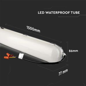 LED Waterproof Fitting SAMSUNG CHIP - 150cm 70W 4500K 120LM/W