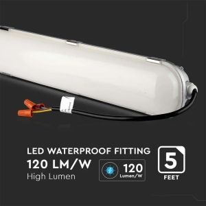 LED Waterproof Fitting SAMSUNG CHIP - 150cm 70W 6000K 120LM/W