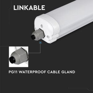 LED Waterproof Fitting X-SERIES 1500mm 32W 4000K 160LM/W