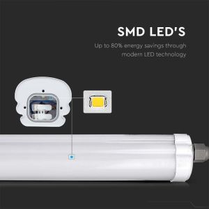 LED Waterproof Fitting X-SERIES 1200mm 24W 6400K 160LM/W