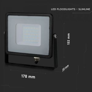 30W LED Floodlight SMD SAMSUNG CHIP Black Body 3000K