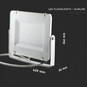 200W LED Floodlight SMD SAMSUNG CHIP White Body 4000K