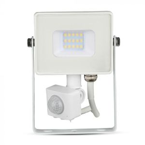 10W LED Sensor Floodlight SAMSUNG CHIP Cut-OFF Function White Body 6400K