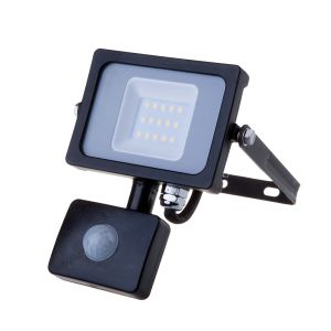 10W LED Sensor Floodlight SAMSUNG CHIP Cut-OFF Function Black Body 3000K